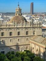 katedral av st. mary av de ser av sevilla - Spanien foto