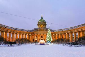 kazan katedral - helgon Petersburg, ryssland foto