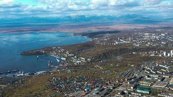 flygundersökning av petropavlovsk kamchatsky ryssland foto