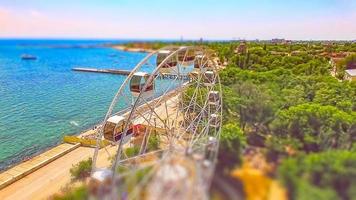 flygfotografering av tereshkovavallen evpatoria crimea foto