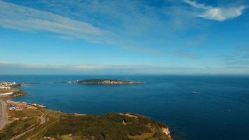 marinmålning i östra Bosporen sundet Vladivostok foto