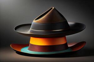 sombrero hatt generativ ai illustration foto