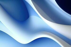 blå Vinka abstrakt bakgrund. illustration ai generativ foto