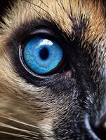 närbild av de öga av en ring-tailed lemur foto