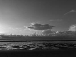 de strand av spiekeroog ö foto