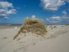 på de strand av spiekeroog foto