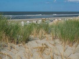 strand och sanddyner av spiekeroog foto