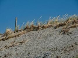 strand och sanddyner av spiekeroog foto