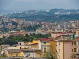 de stad av neapel i Italien foto