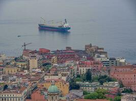 de stad av neapel i Italien foto