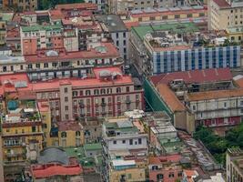 de stad av neapel i Italien foto