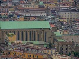 de stad av neapel i Italien foto