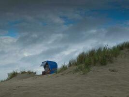 borkum ö i de norr hav foto