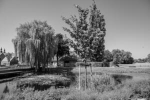 de slott av raesfeld i Tyskland foto