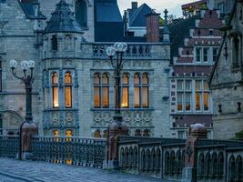 de stad av gent i belgien foto