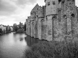 de stad av gent i belgien foto