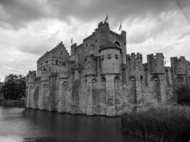 de stad av gent i belgien foto