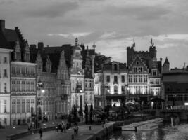 de stad av gent i belgien foto