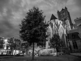 de stad av gent i belgien foto