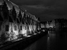 de stad av gent i belgien foto