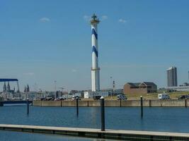 de stad av oostende och de belgisk kust foto