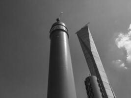 de stad av oostende och de belgisk kust foto