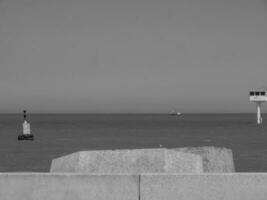 de stad av oostende och de belgisk kust foto