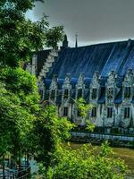 gent stad i belgien foto