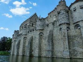 gent stad i belgien foto