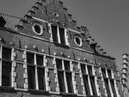 de stad av bruges i belgien foto