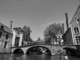 de stad av bruges i belgien foto