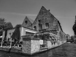 de stad av bruges i belgien foto