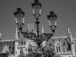 de stad av bruges i belgien foto