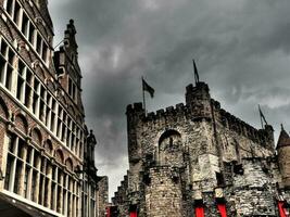 de stad av gent i belgien foto