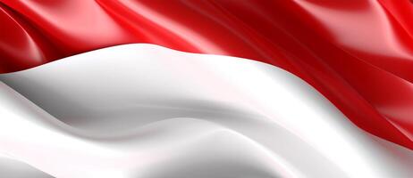 indonesiska röd och vit flagga bakgrund, för indonesiska oberoende dag firande. generativ ai foto