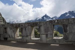 machu picchu en peruansk historisk fristad 1981 och en UNESCO-världsarvslista 1983 foto