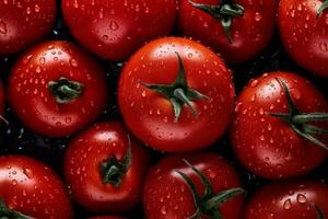 ai generativ Foto av en färsk tomater