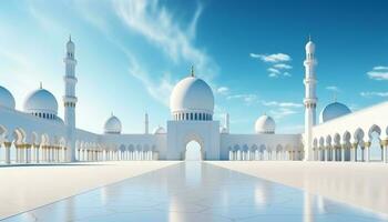 modern arkitektur av islamic moské foto