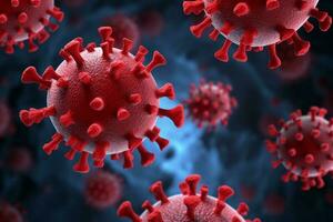 illustration av virus celler foto