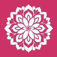 blomma logotyp vektor enkel abstrakt platt mandala tatuering växt Färg blomma floret blomma stencil foto