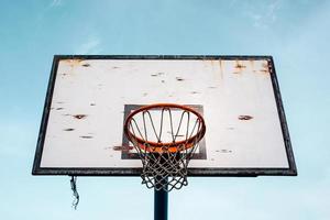 street basket hoop sportutrustning foto