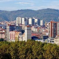 stadsbilden i Bilbao Spanien foto