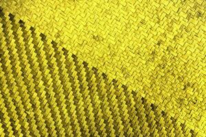 skinande gyllene korg- mattor textur bakgrund, guld mönster foto