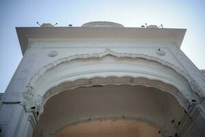 se av detaljer av arkitektur inuti gyllene tempel - harmandir sahib i amritsar, punjab, Indien, känd indisk sikh landmärke, gyllene tempel, de huvud fristad av sikher i amritsar, Indien foto