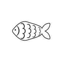 franska april dåre dag. poisson d'avril. svart vit fisk för din design. foto