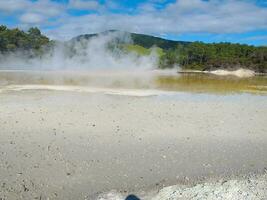 rotorua termik, ny zealand foto