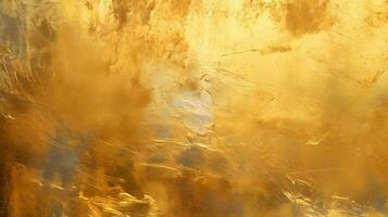 gyllene abstrakt bakgrund. ai genererad. foto
