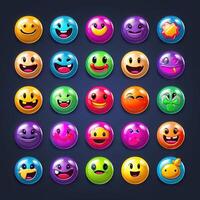 Lycklig emoji smiley ai genererad foto