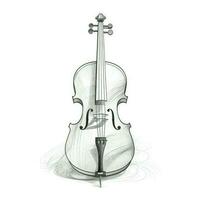 musik cello ai genererad foto