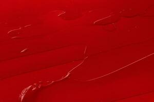 abstrakt röd akryl måla textur bakgrund foto
